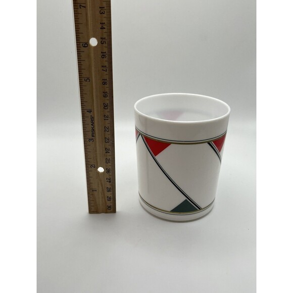 Vintage 1980s Zebra White Carafe Pitcher W/ 4 Cups & Serving Tray Set Taiwan - Picture 6 of 12